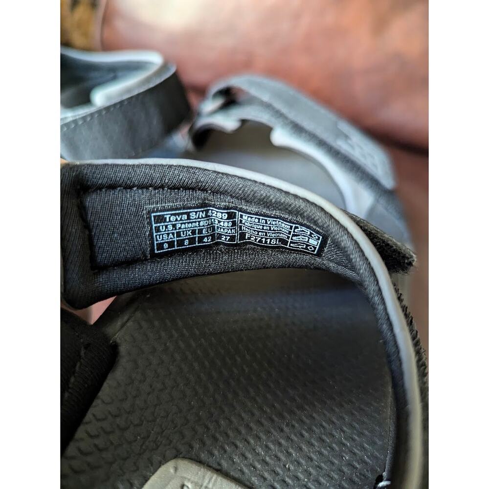 Teva Men's Minam Hiking Sandal BLACK 9 - Picture 3 of 3